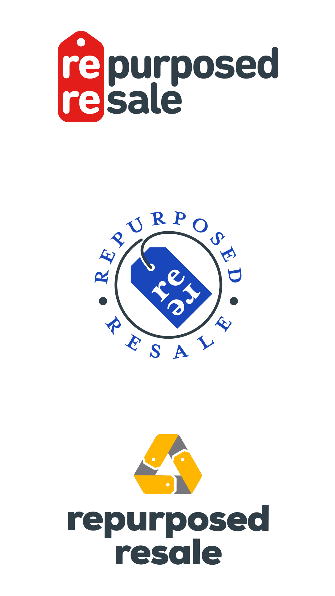 repurposed resale logo compositions