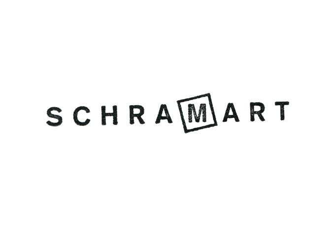 schramart logo stamp