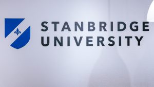 stanbridge university vinyl wall decal